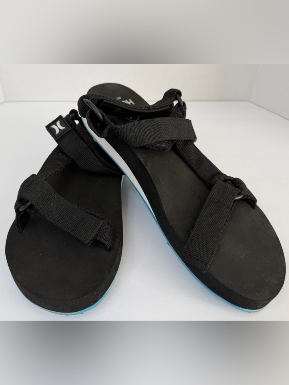 Hurley Women’s Size 10 Black Sport Sandals Strappy Comfort Casual EUC